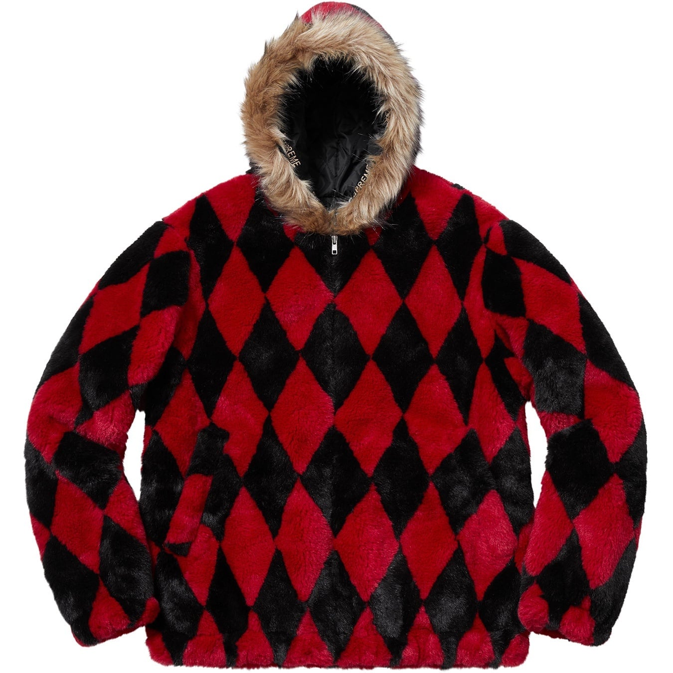 Diamond Faux Fur Jacket view 12